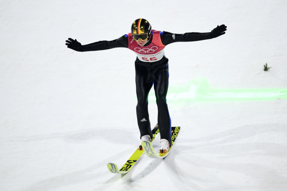 Andi Wellinger holt Silber von der Großschanze (Bild: Getty Images)