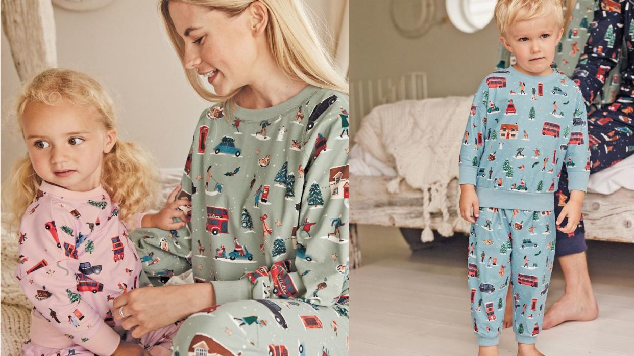 Next matching christmas bus pyjamas