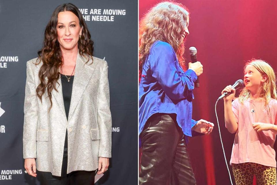 <p>Rich Polk/Billboard/Getty; Alanis Morissette/Instagram</p> Alanis Morissette and daughter Onyx