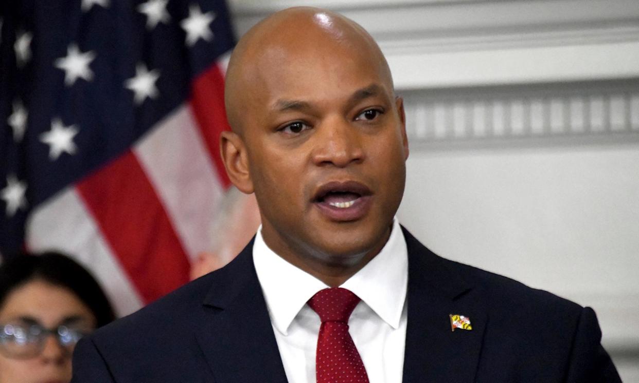 <span>Wes Moore: ‘When you’re talking to a lot of folks … the threat to democracy is not something that’s on people’s everyday thought list.’</span><span>Photograph: Barbara Haddock Taylor/AP</span>