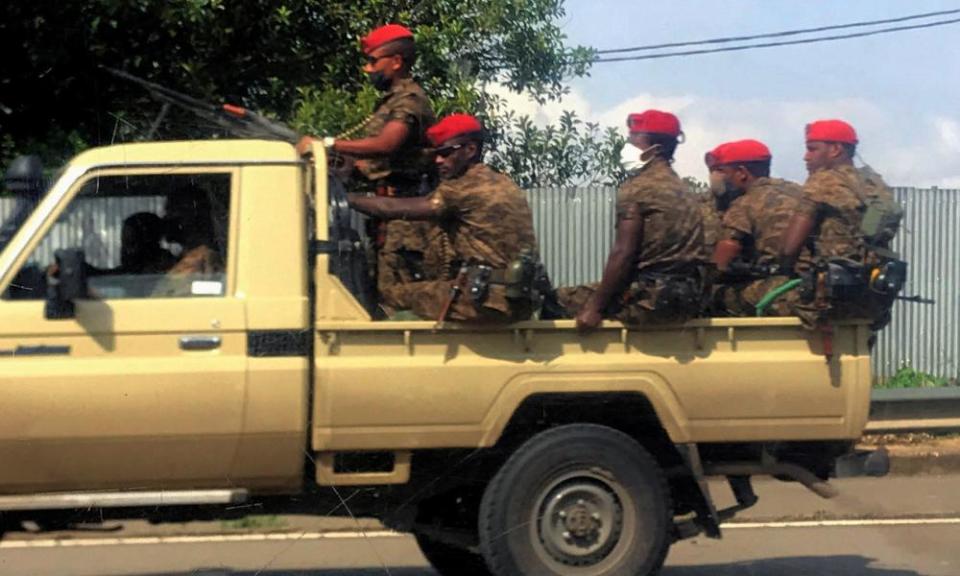 Ethiopian military patrol