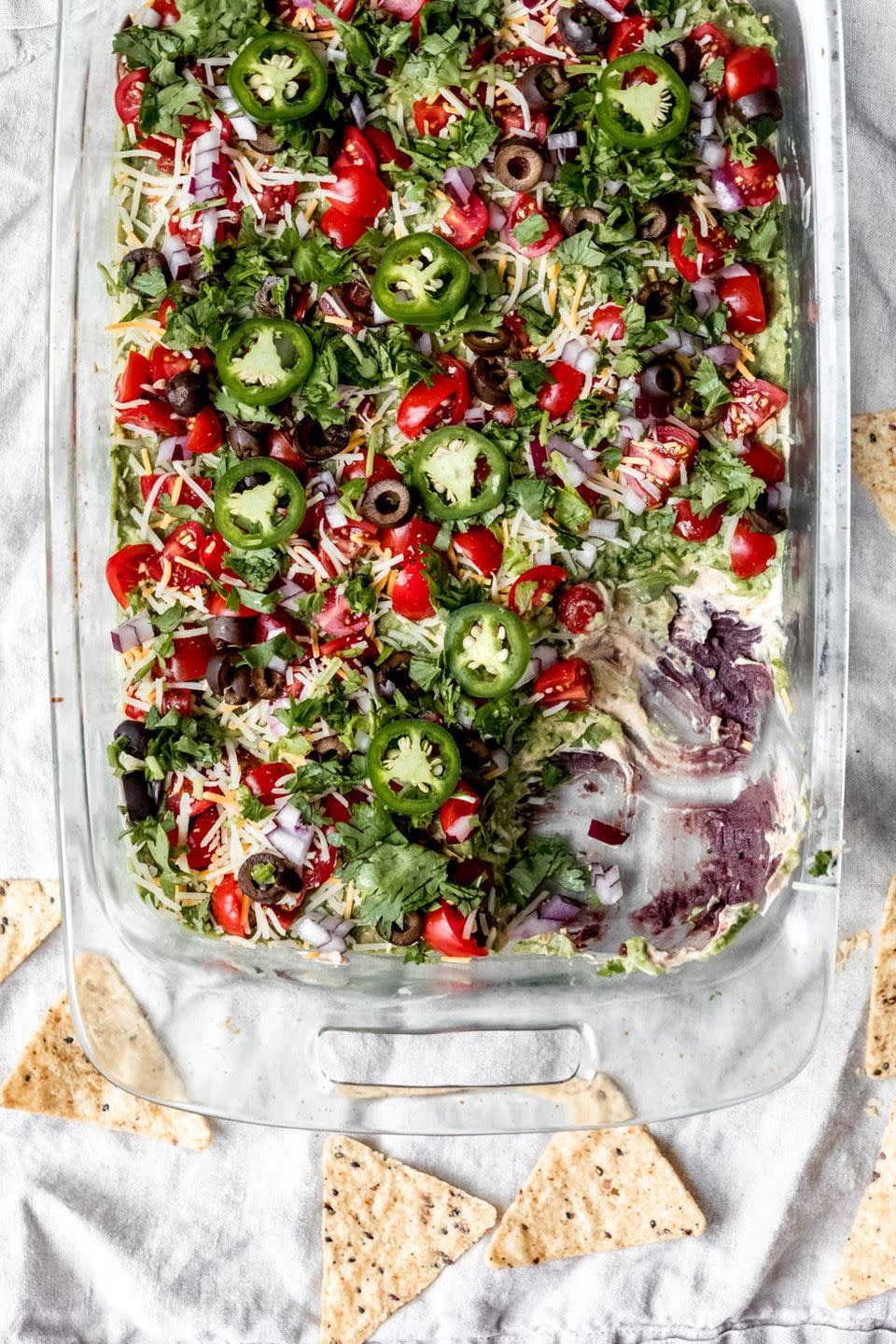 Healthier 7-Layer Dip