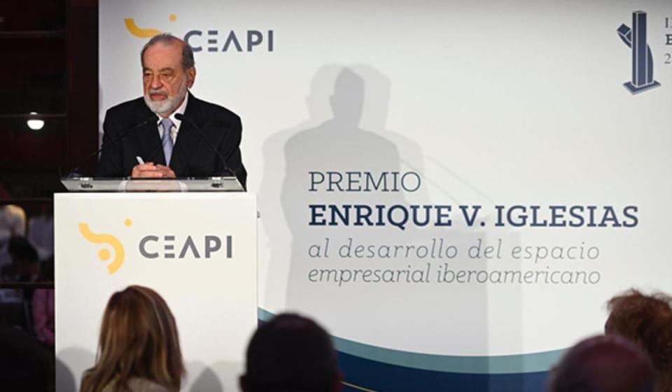 Carlos Slim es el hombre más rico de América Latina. Foto: Sitio Oficial Carlos Slim