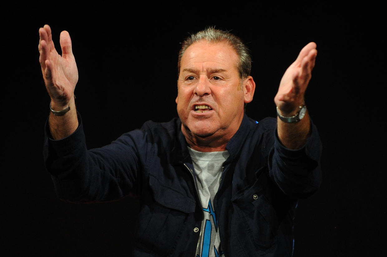 Andy Gray performs during the Assembly Rooms Press Launch at The Edinburgh Festival Fringe on July 31, 2013 in Edinburgh, Scotland.  (Photo by Scott Campbell/Getty Images)