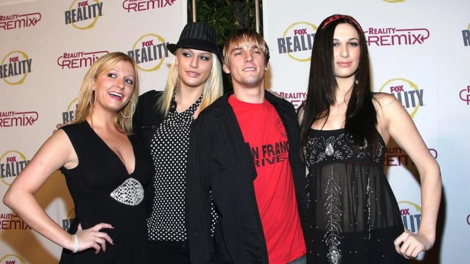 Angel Carter, Leslie Carter, Aaron Carter and Bobbie Jean Carter