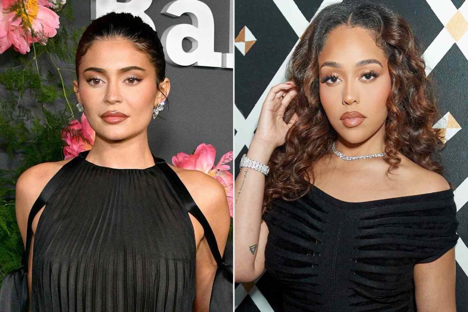 <p>Unique Nicole/Getty, Araya Doheny/Getty</p> Kylie Jenner (left) and Jordyn Woods were spotted having dinner together in Los Angeles on July 15.