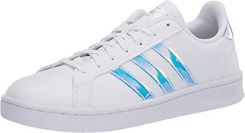 adidas womens Grand Court Tennis Shoe, Ftwr White/Silver Met Silver Met., 4.5 US (Amazon / Amazon)