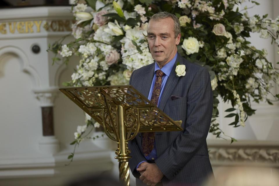 Back in action: John Hannah as Matthew (Laura Radford/Comic Relief)