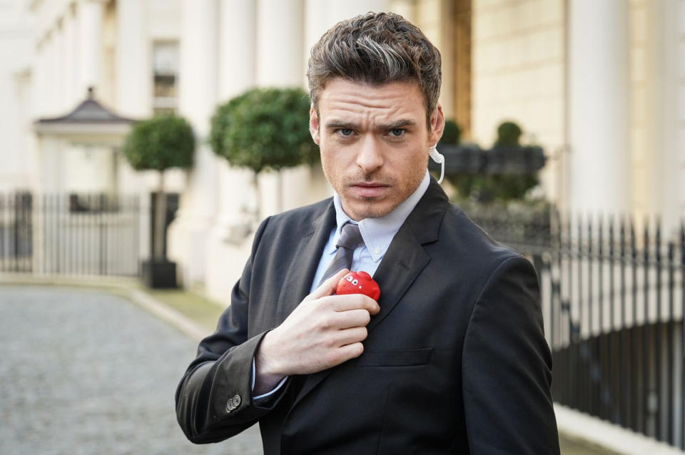 Madden returned to his role as David Budd for a special Comic Relief sketch (Credit: BBC)