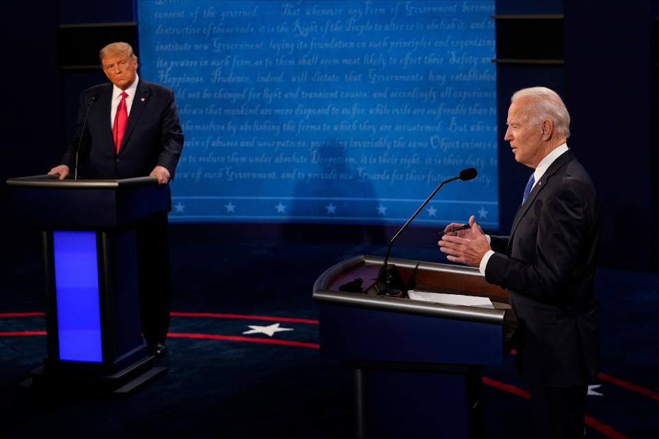 Debate de las elecciones de 2020 (ASSOCIATED PRESS)