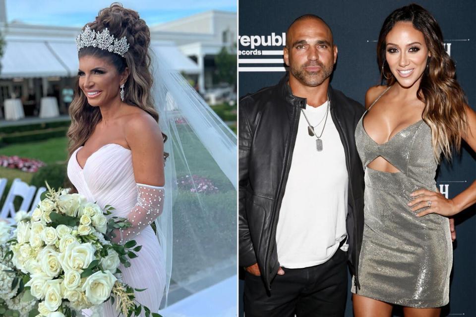 Jill Zarin/Instagram. https://www.instagram.com/p/Cg8ccYUOEJO/?hl=en. Teresa Giudice Wedding; NEW YORK, NY - AUGUST 20: Joe Gorga and Melissa Gorga attend the Republic Records VMA After-Party at Catch on August 20, 2018 in New York City. (Photo by Brian Ach/Getty Images for Republic Records)