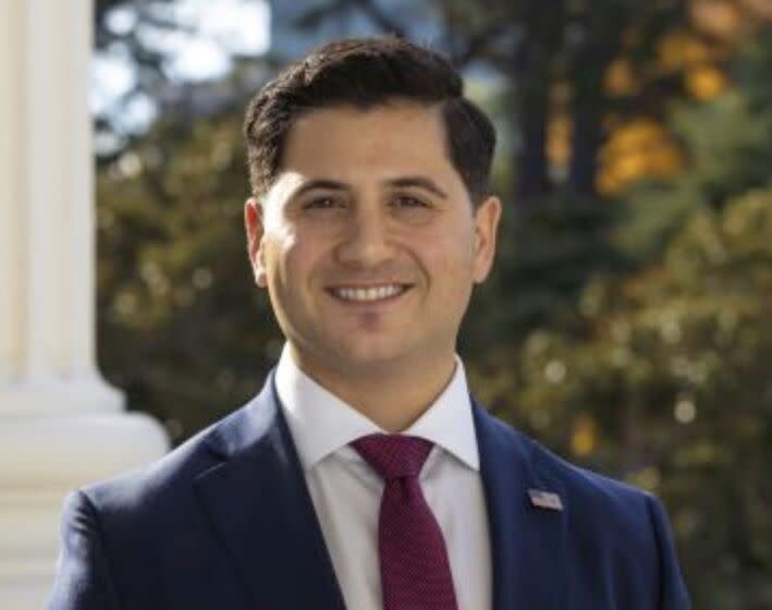 Bill Essayli, California Assembly District 63, represents Riverside.