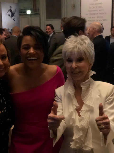 Ariana DeBose and Rita Moreno at AFI - Credit: Pete Hammond/Deadline