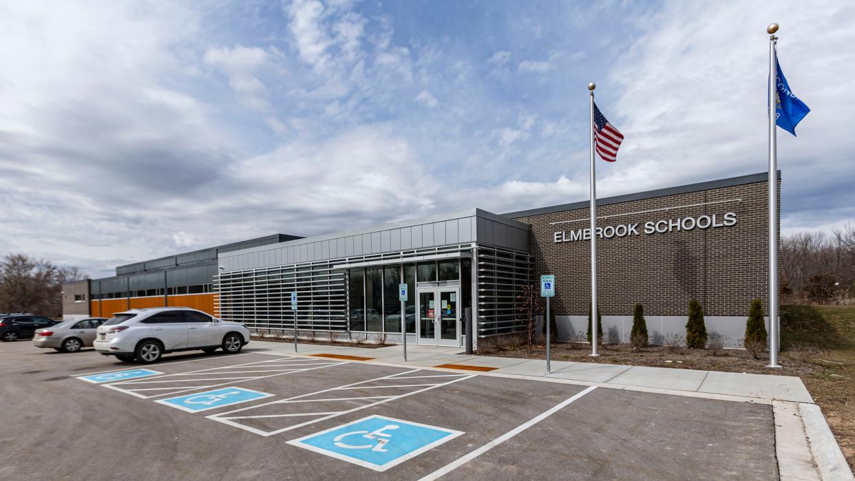 FILE PHOTO: Elmbrook School District building at 3555 North Calhoun Rd., in Brookfield as seen on Tuesday, March 23, 2021.