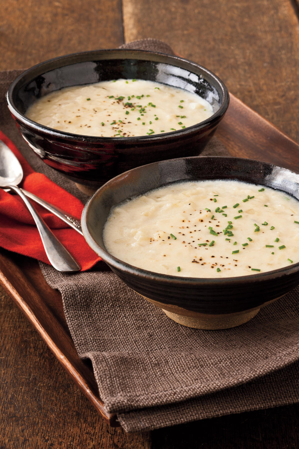 Cream of Potato-and-Onion Soup