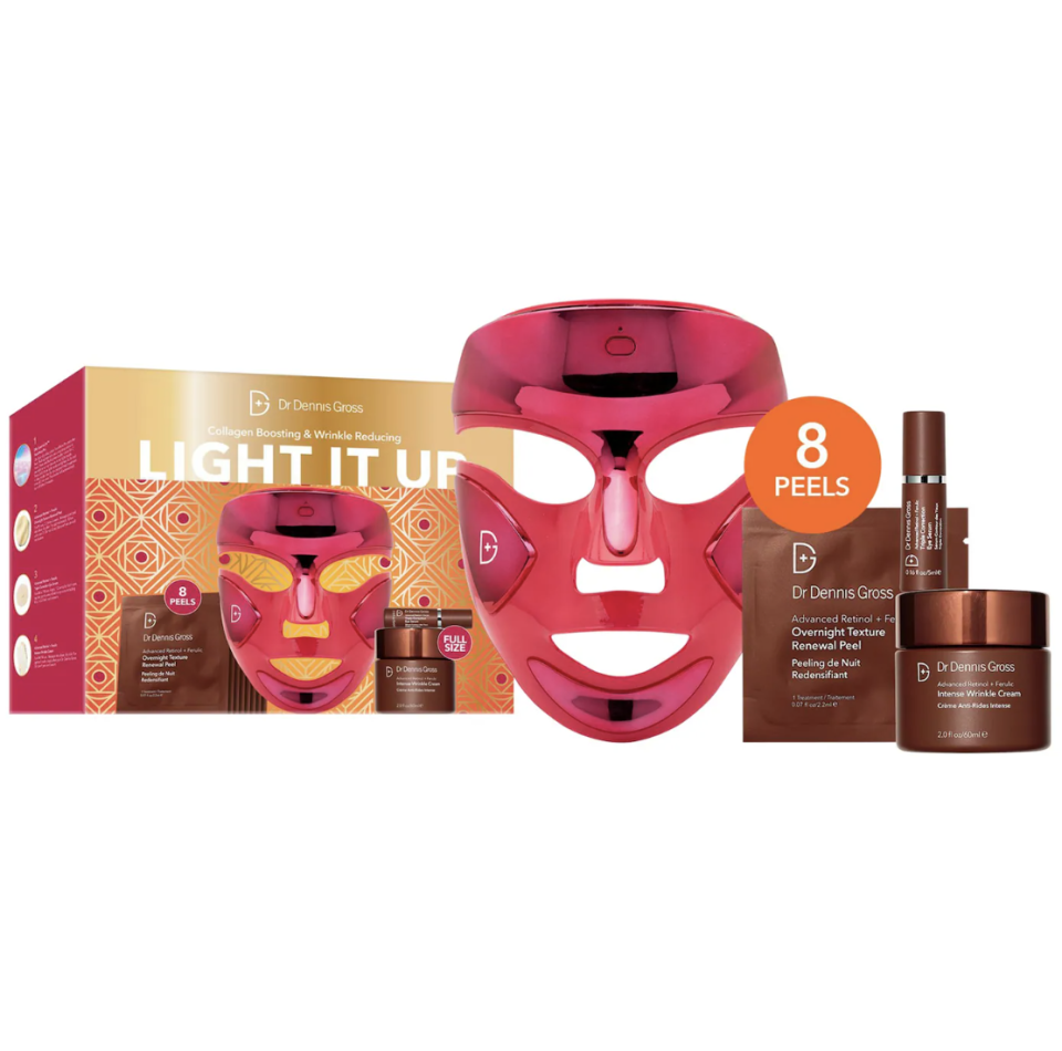 <p><a href="https://go.redirectingat.com?id=74968X1596630&url=https%3A%2F%2Fwww.sephora.com%2Fproduct%2Flight-it-up-facewear-pro-bundle-P507077&sref=https%3A%2F%2F" rel="nofollow noopener" target="_blank" data-ylk="slk:Shop Now;elm:context_link;itc:0;sec:content-canvas" class="link ">Shop Now</a></p><p>Light It Up FaceWare Pro LED Device Kit</p><p>$364.00</p><span class="copyright">Sephora</span>