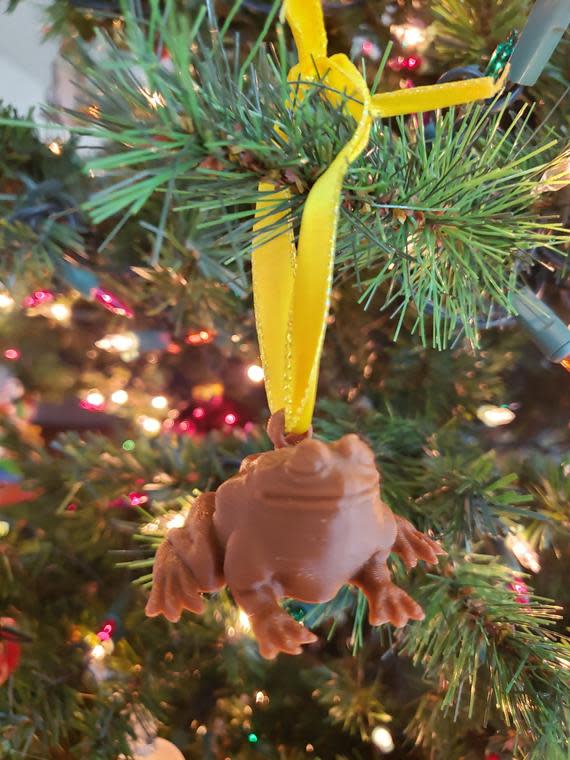 Chocolate Frog Christmas Wizard Ornament