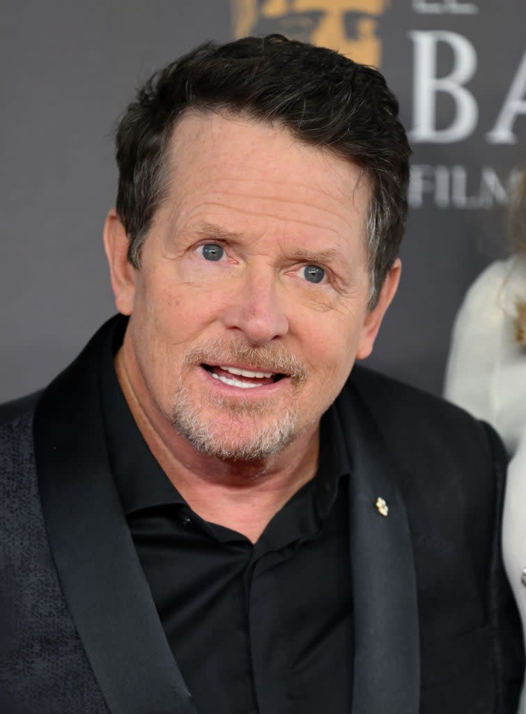 Michael J. Fox attends the 2024 EE BAFTA Film Awards at The Royal Festival Hall on February 18, 2024 in London, England.