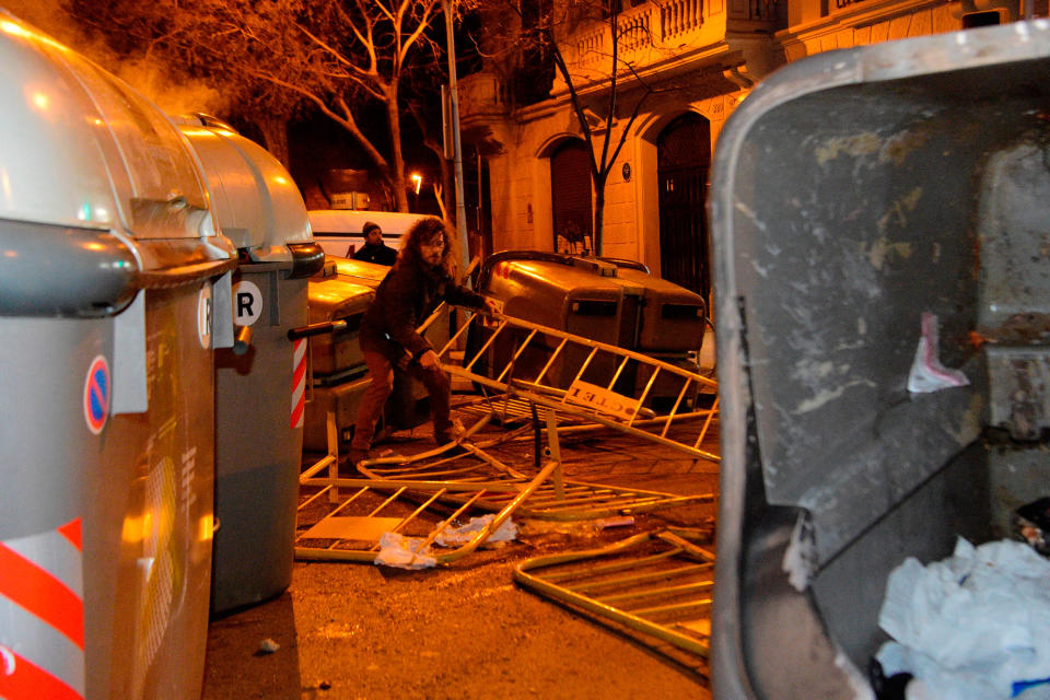 Barcelona: Bilder der Proteste gegen die Festnahme Puigdemonts