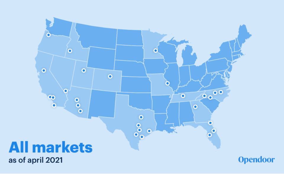 Open Door currently operates in 30 markets, including  Atlanta, Dallas and Orlando, Fla.