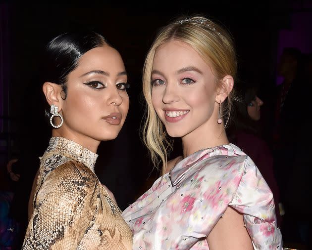 Alexa Demie and Sydney Sweeney attend HBO's 