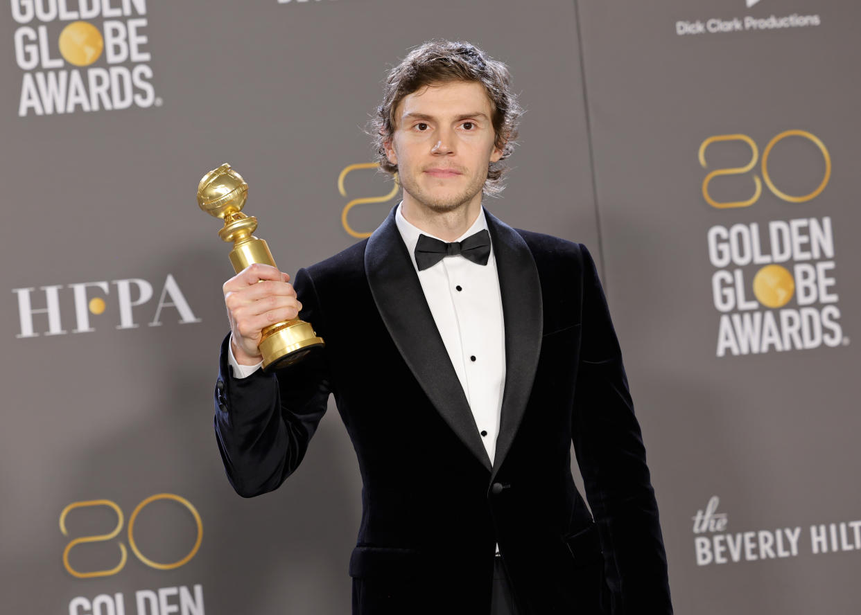 Evan Peters A Remporté Un Golden Globe Pour Sa Performance En Tant Que Jeffrey Dahmer.  (Getty)