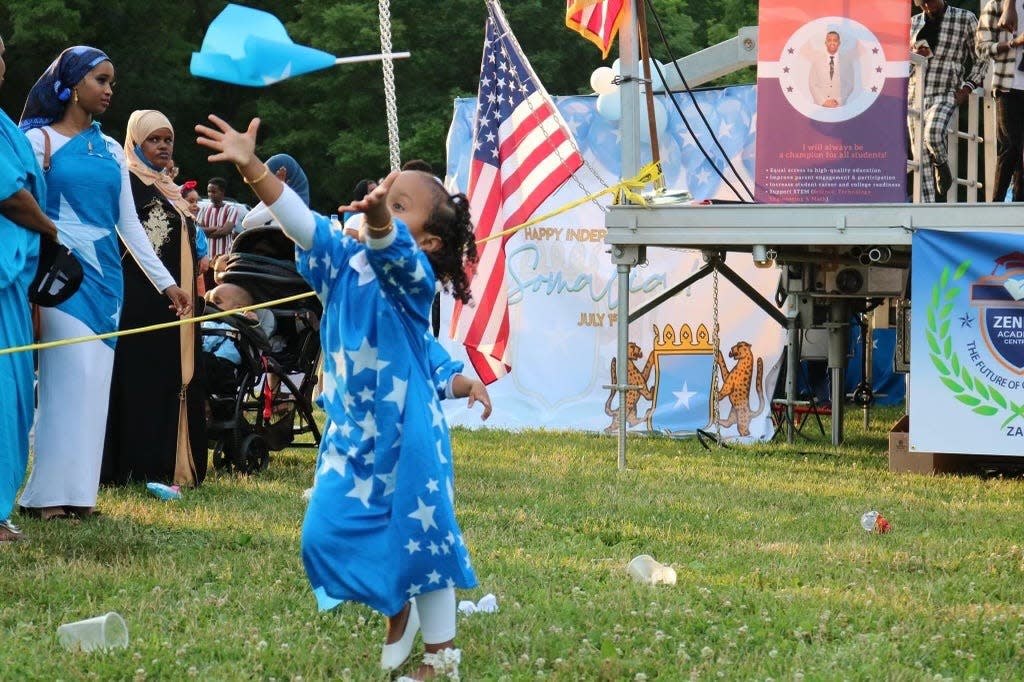 An attendee at the local Somali Cultural Festival in recent years.