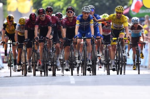 Julian Alaphilippe in yellow ahead of three big Alpine stages