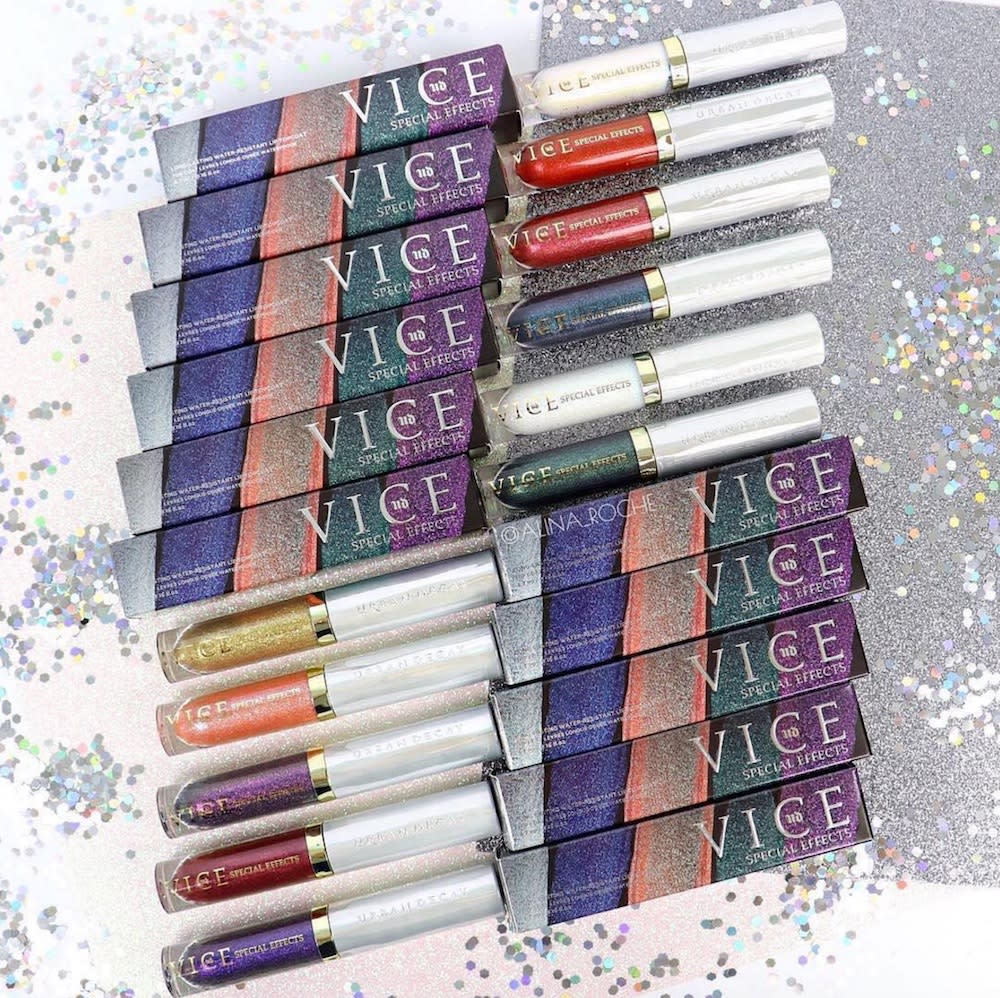 Get ready to pucker up, because you can shop Urban Decay’s Vice Lip Topcoats