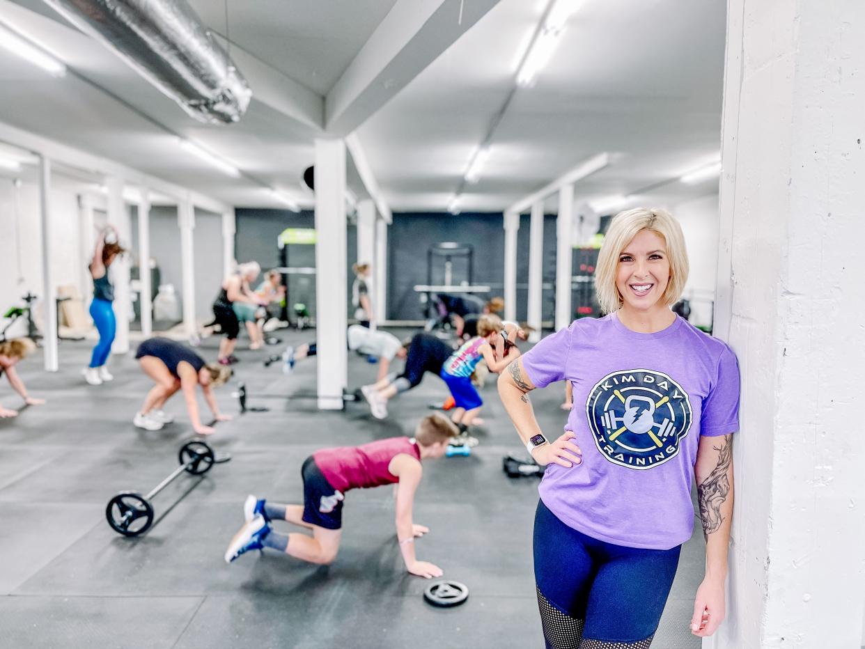 Kim Day hosted a Kim Day Training class sampler on Dec. 11, 2022, in her new gym in Fountain City. Kim Day Training officially opens on Jan. 7, 2023.