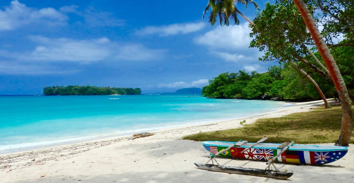The white sand Champagne Beach in Vanuatu (Getty Images/iStockphoto)