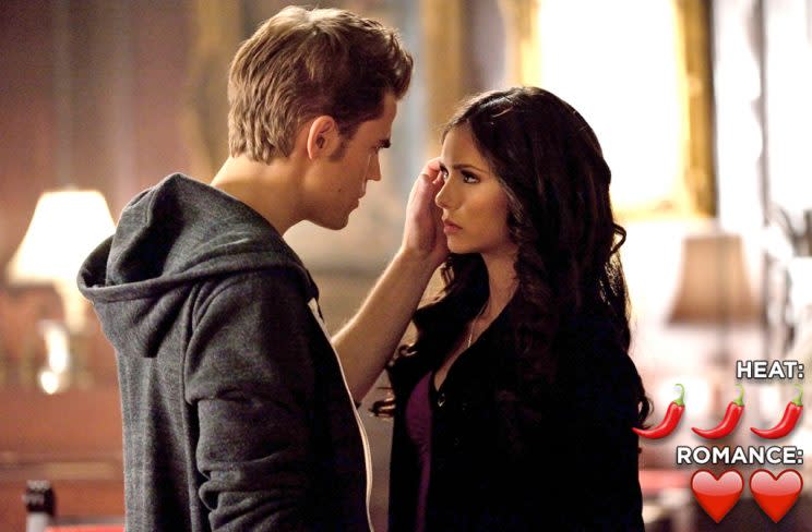 Paul Wesley and Nina Dobrev (Credit: The CW)