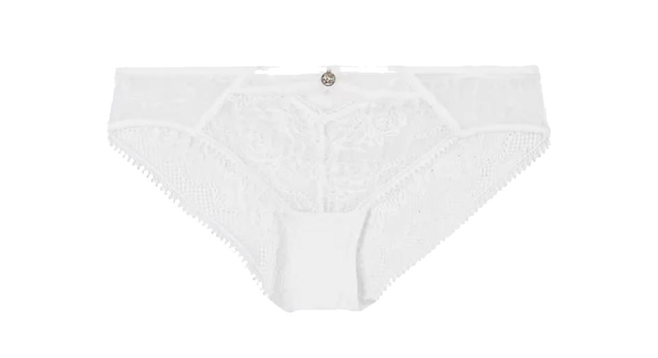 Mesh & Lace Brazilian Knickers