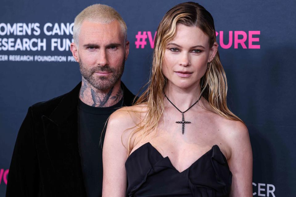 <p>Xavier Collin/Image Press Agency/SplashNews</p> Adam Levine and Behati Prinsloo