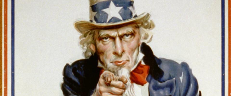 Poster of Uncle Sam pointing.