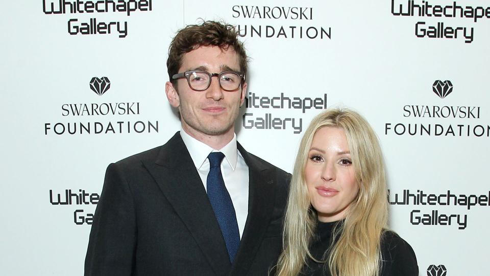 Couple looking gorgeous at gala dinner 