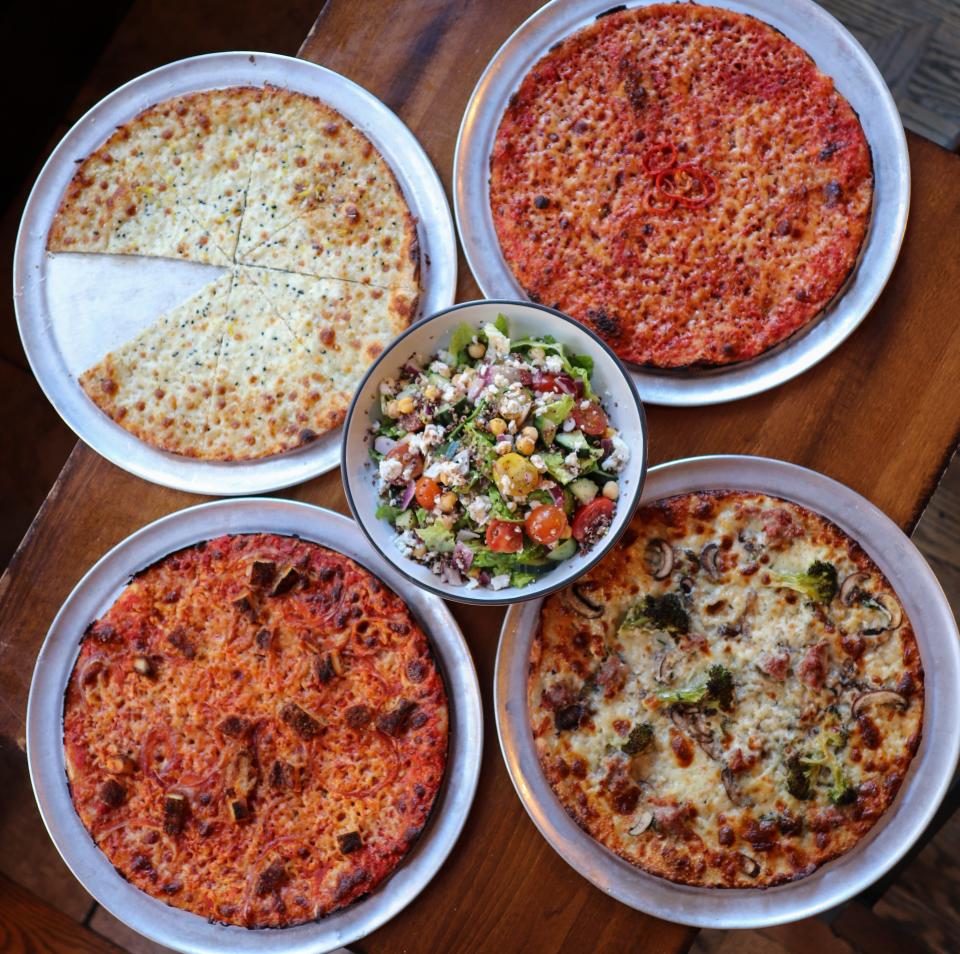 Pizza options at Beekman Ale House in Sleepy Hollow. Yelp ranked the pizzas among the top 100 in the U.S.