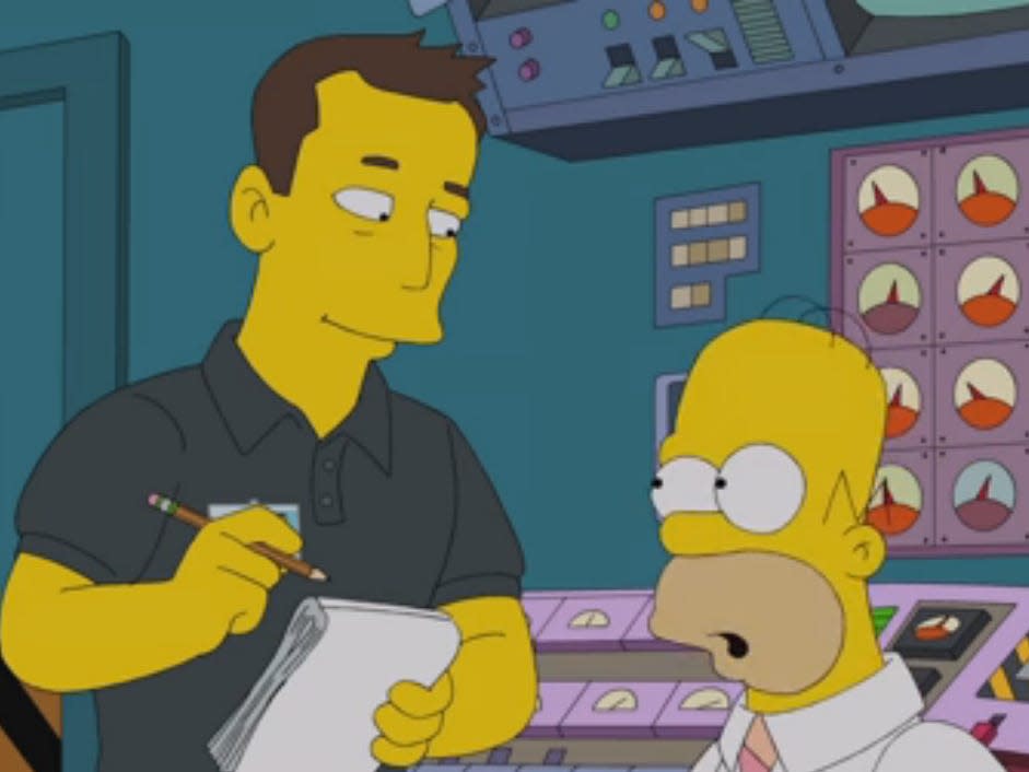 elon musk the simpsons