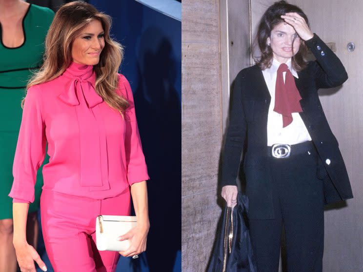 A nod to Jackie O.'s style? (Getty Images)