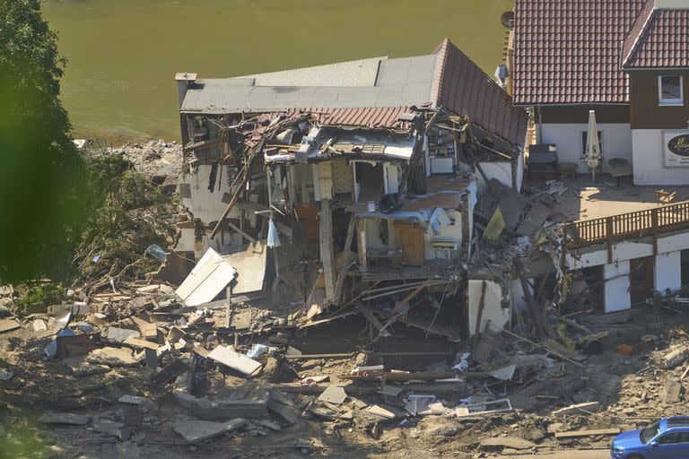 Foto tomada el 21 de julio del 2021 después de las inundaciones en Marienthal, Alemania.
