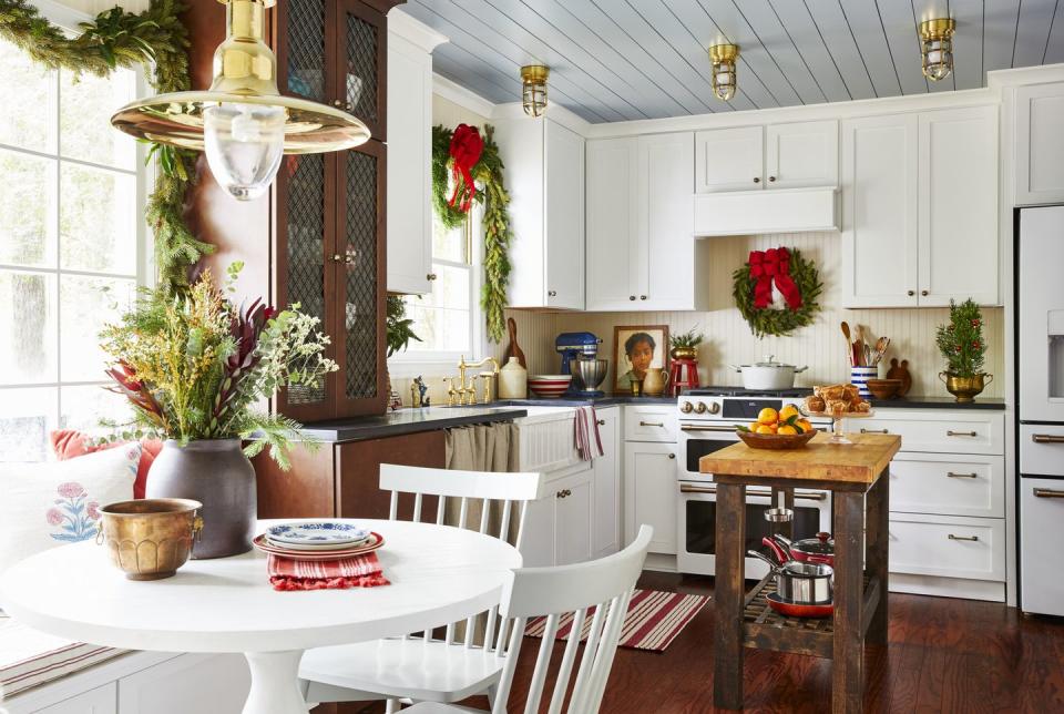 Lovely and Layered Christmas Kitchen