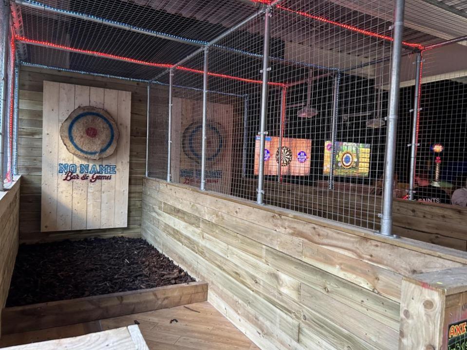 Gazette: Activity - there are two axe throwing ranges at the venue