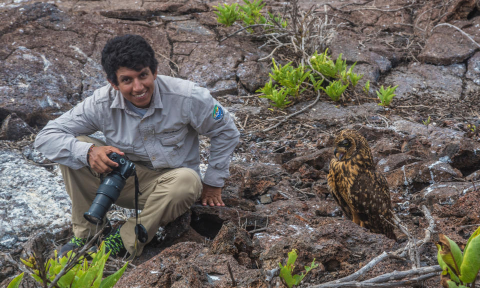 Christopher Naranjo, a naturalist guide in the Galápagos