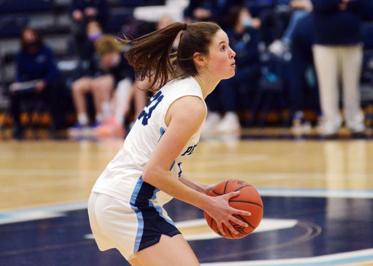 Caroline Guy and the rest of the Petoskey girls are ready to get back to the court after having two games called off during the first couple weeks of the season.