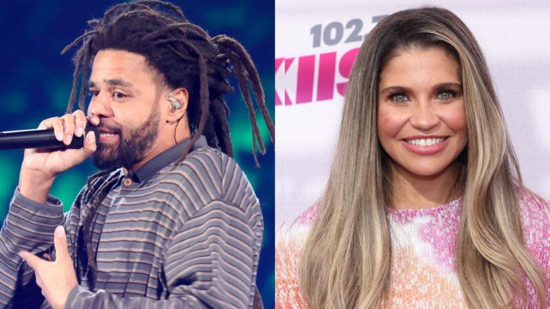 J. Cole Just Met ‘Boy Meets World’ Star Danielle Fishel Years After He Named Dropped Her In A Song — And She Was Starstruck | Rick Polk and David Livingston via Getty Images