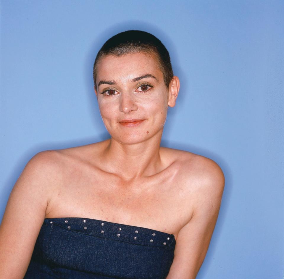 Sinead O'Connor poses for a portrait on June 2, 2000 in New York. O'Connor, the gifted Irish singer-songwriter who became a superstar in her mid-20s, died at 56 in July.