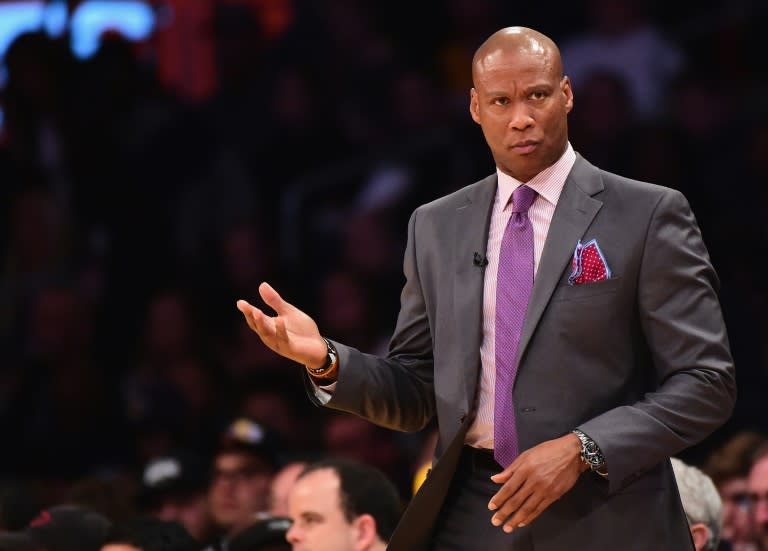 Byron Scott, head coach of the Los Angeles Lakers