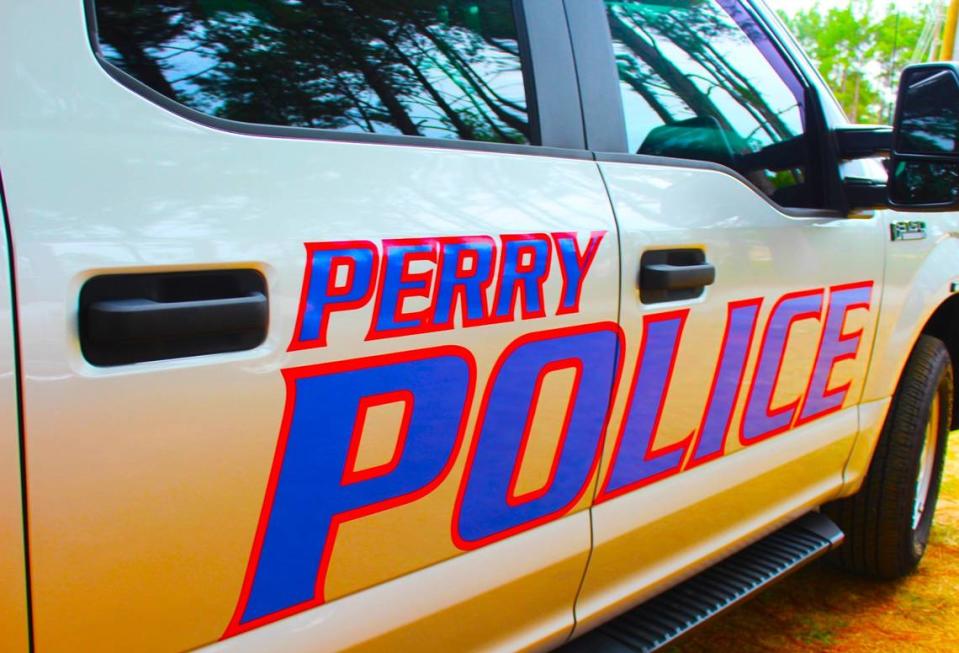 A Perry Police Department vehicle in an undated Telegraph photo.