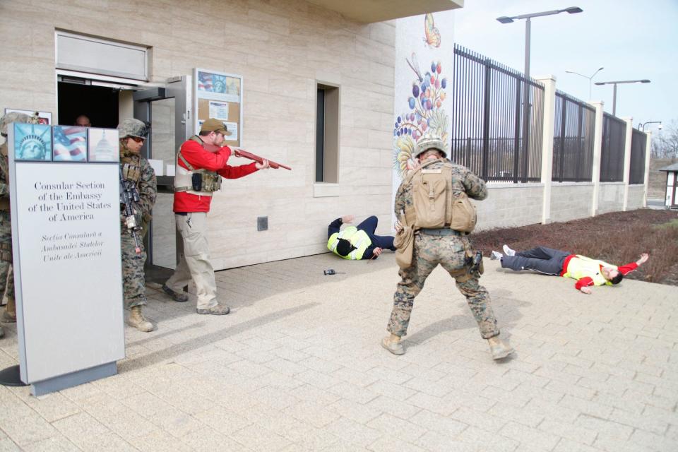 Marines State Department Embassy Bucharest Romania