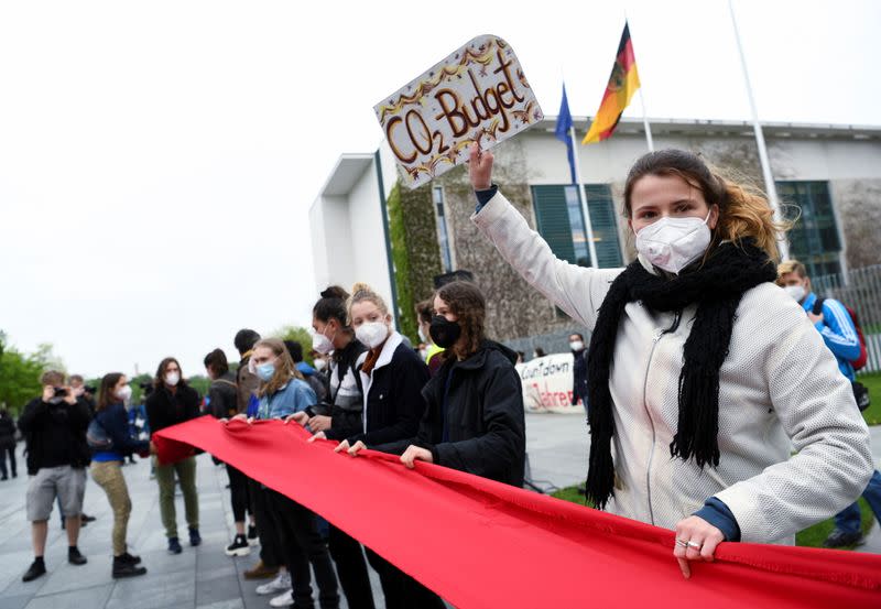 Fridays for Future protest against climate protection act in Berlin